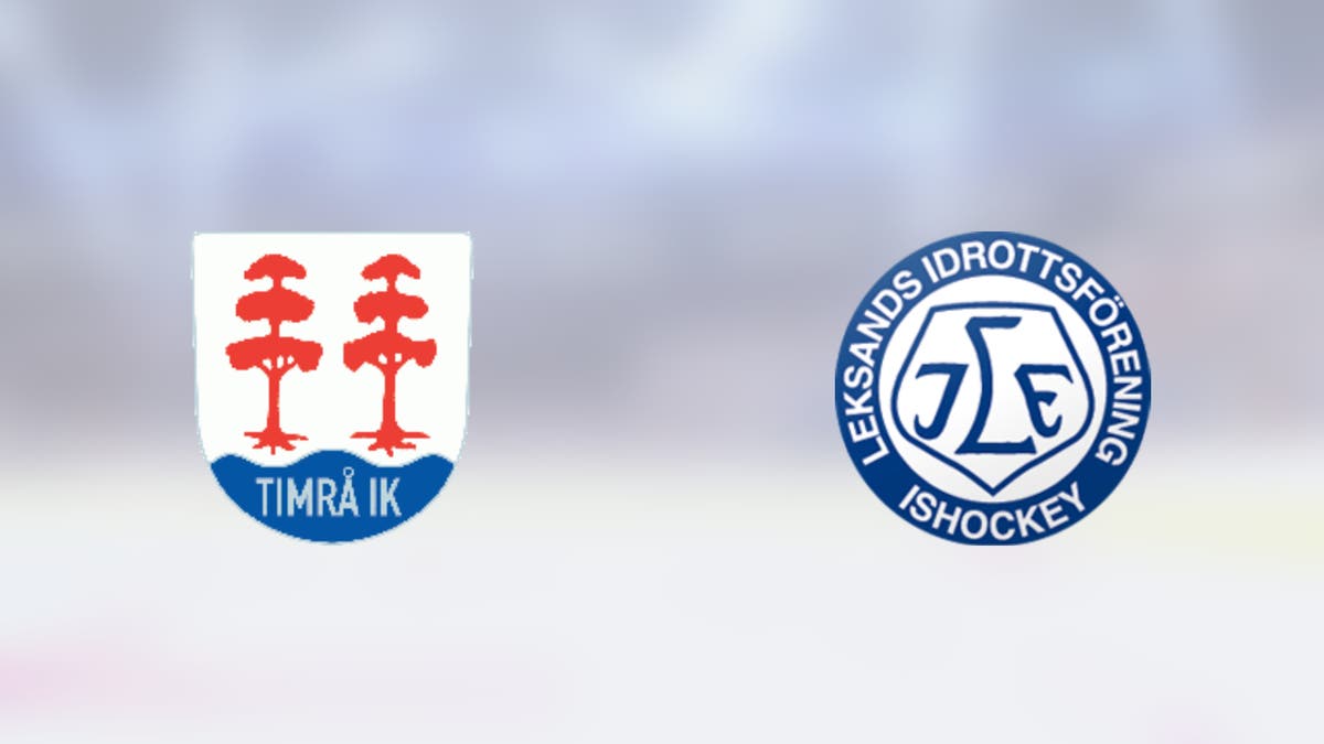 Timrå U20 mot Leksand i SCA Arena i dag