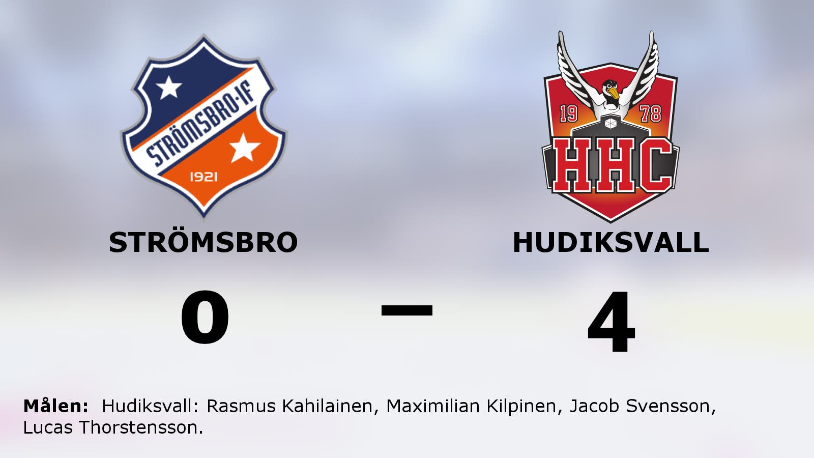 Ny seger för Hudiksvall mot drömmotståndet