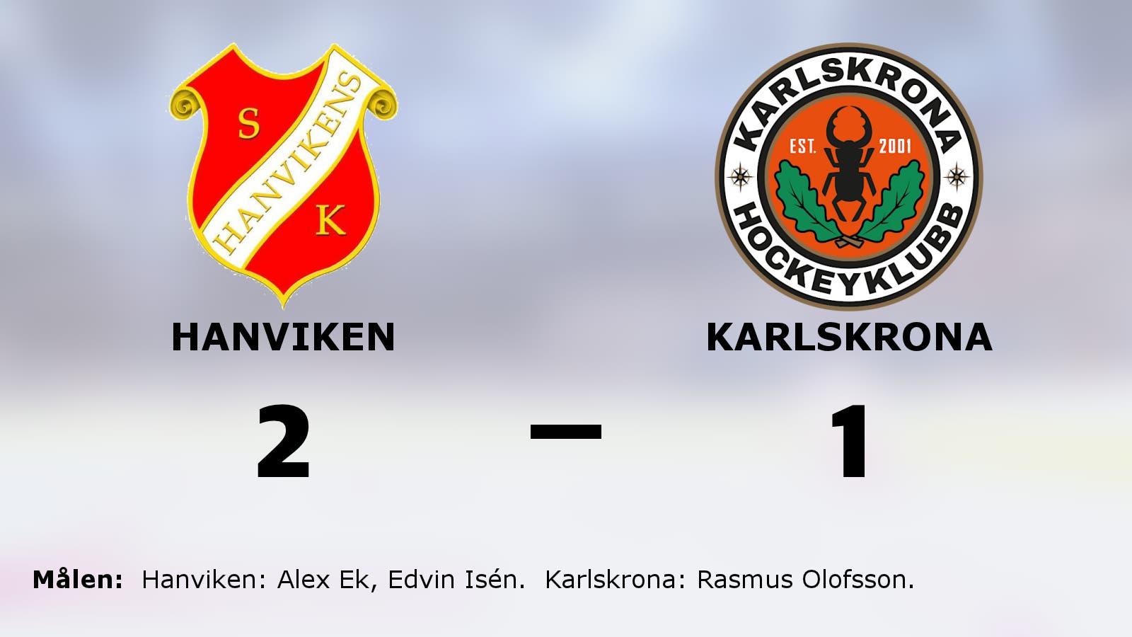 Ny seger för Hanviken mot favoritmotståndet