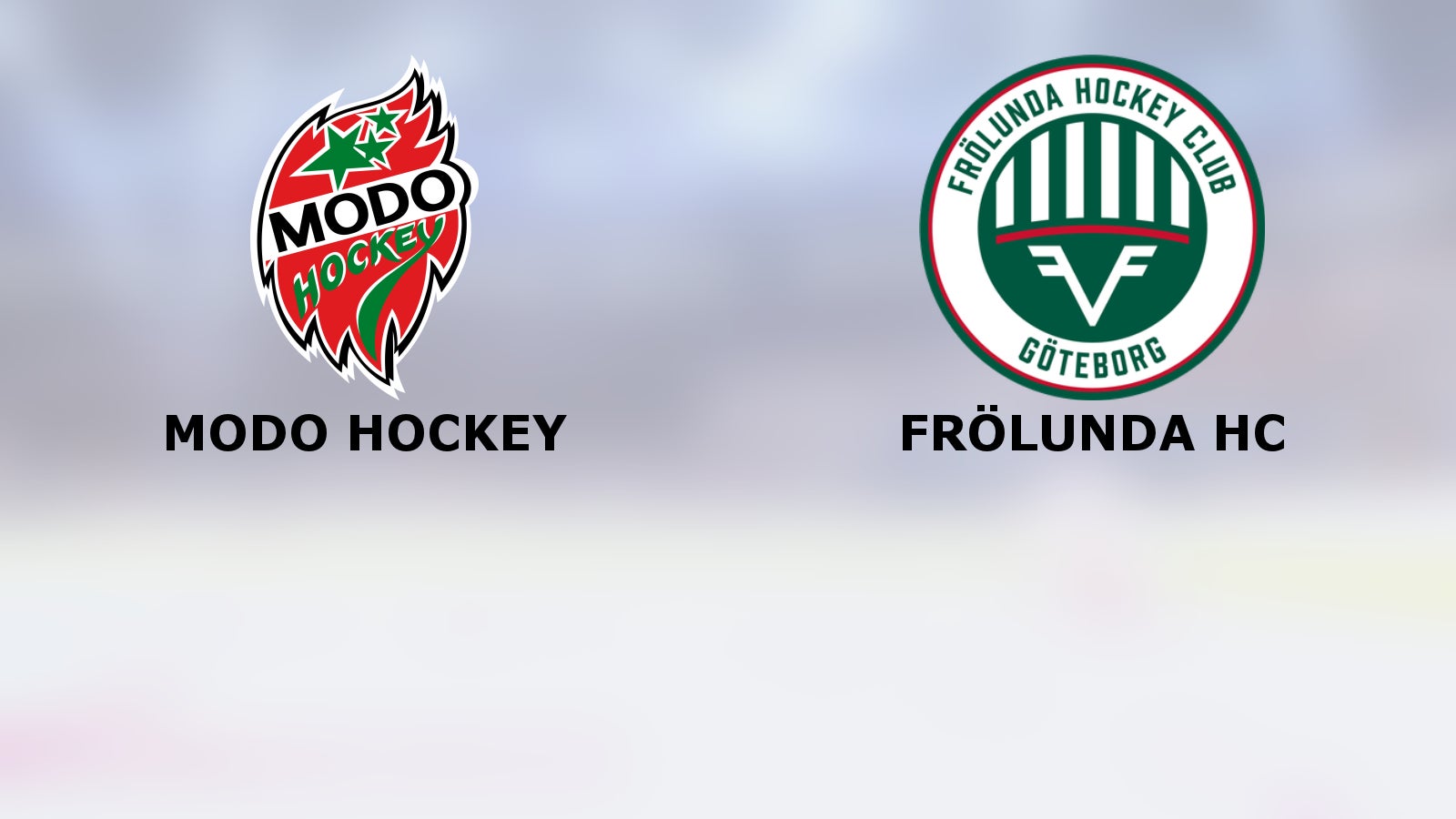 Frölunda HC på jakt efter ännu en seger – möter Modo Hockey