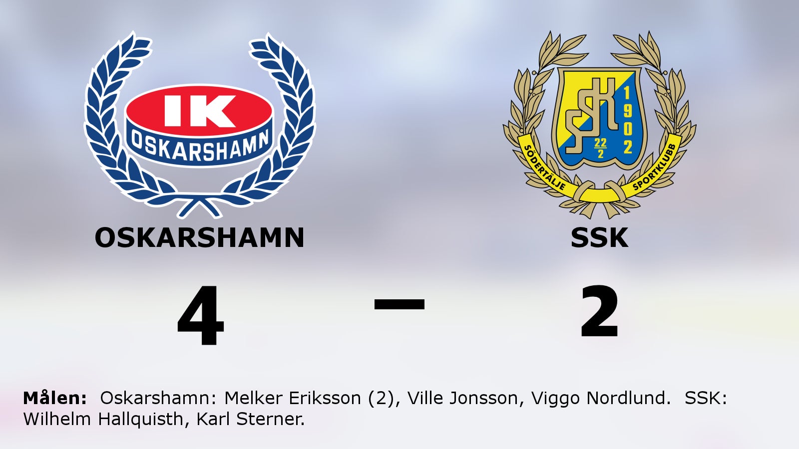 Melker Eriksson i form när Oskarshamn vann mot SSK