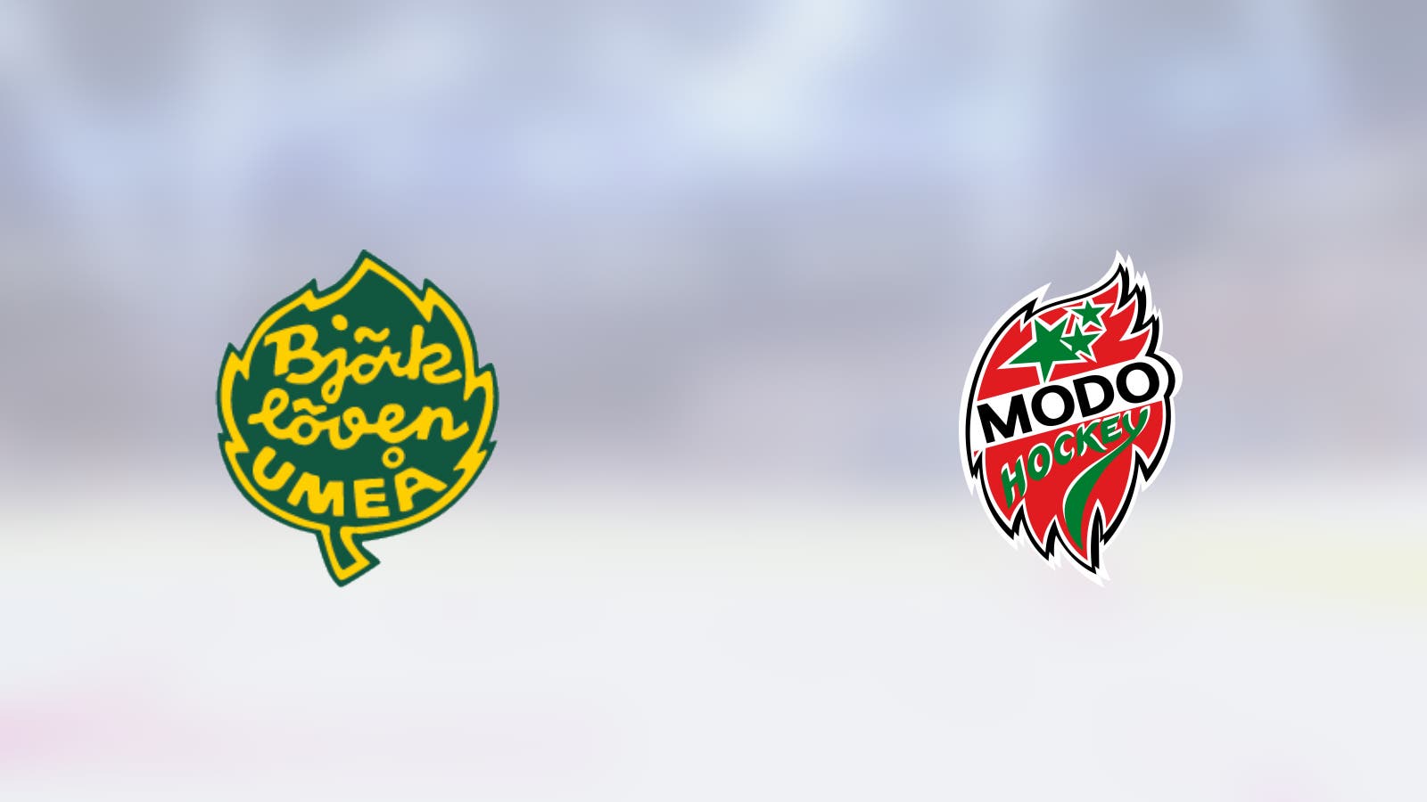 Efter sex raka segrar – Modo Hockey möter Björklöven