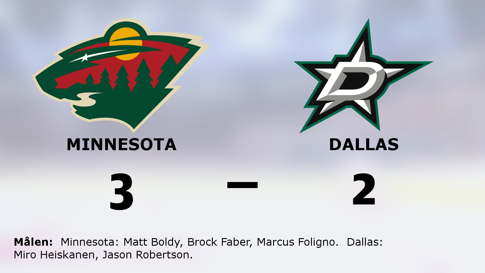 Minnesota vann dramatisk match – kvitterade mot Dallas