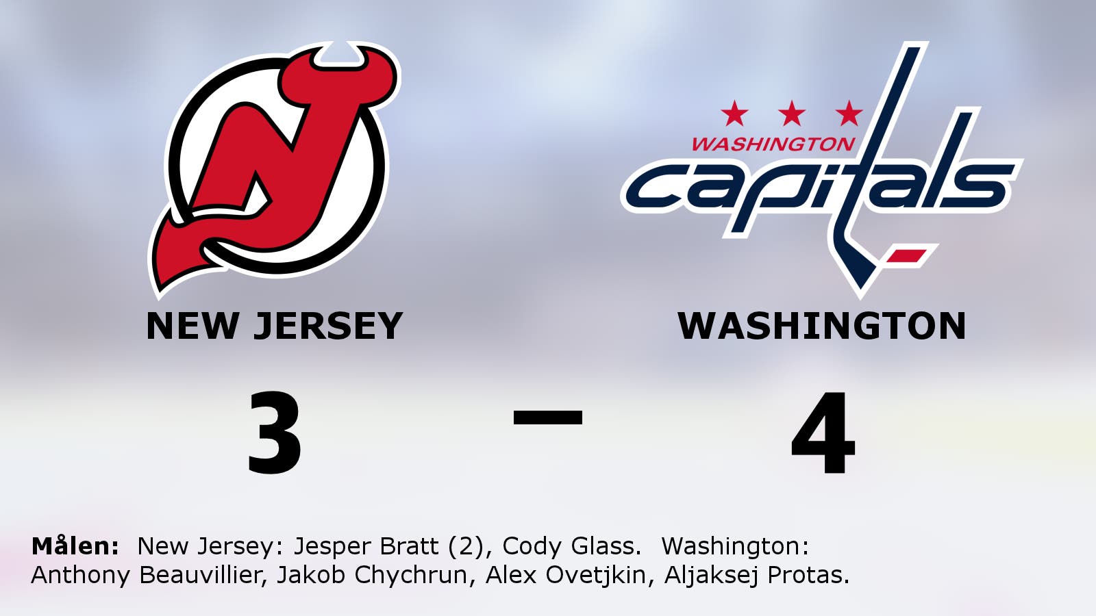 Washington starkast – avgjorde i förlängningen mot New Jersey