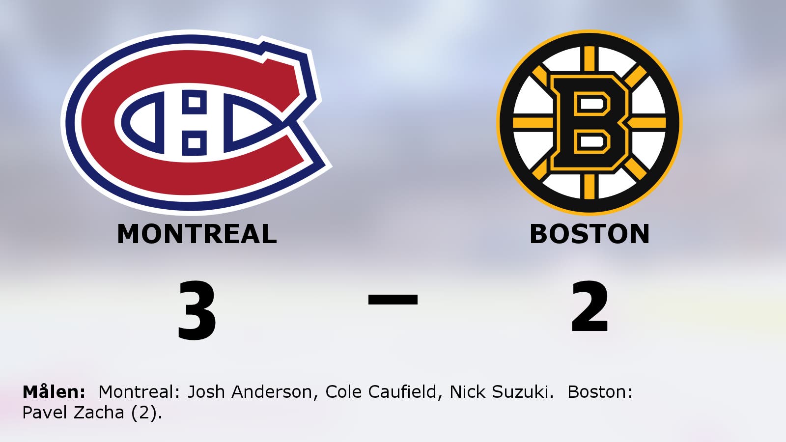 Montreal starkast – segrade efter förlängning mot Boston