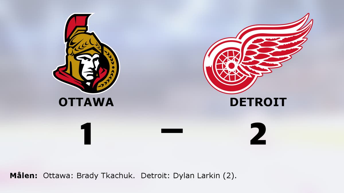 Detroit vinnare mot Ottawa – avgjorde i förlängningen