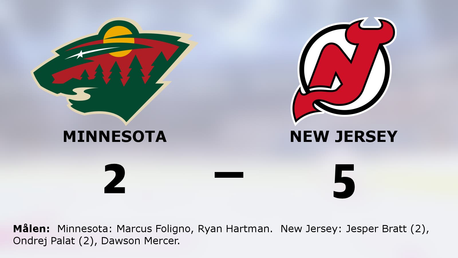 New Jerseys fina svit mot Minnesota fortsätter