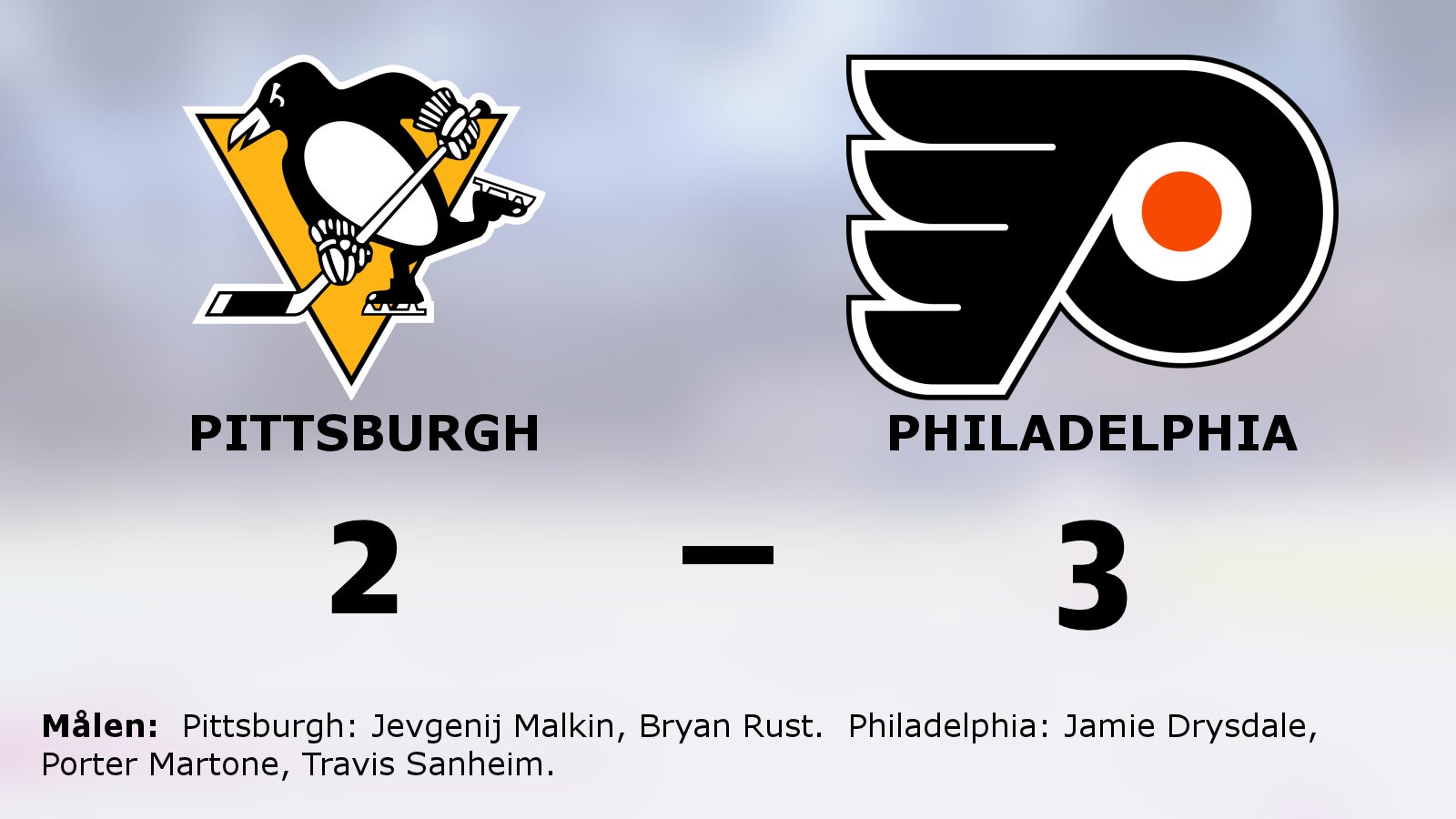 Philadelphia sköna start – vann mot Pittsburgh