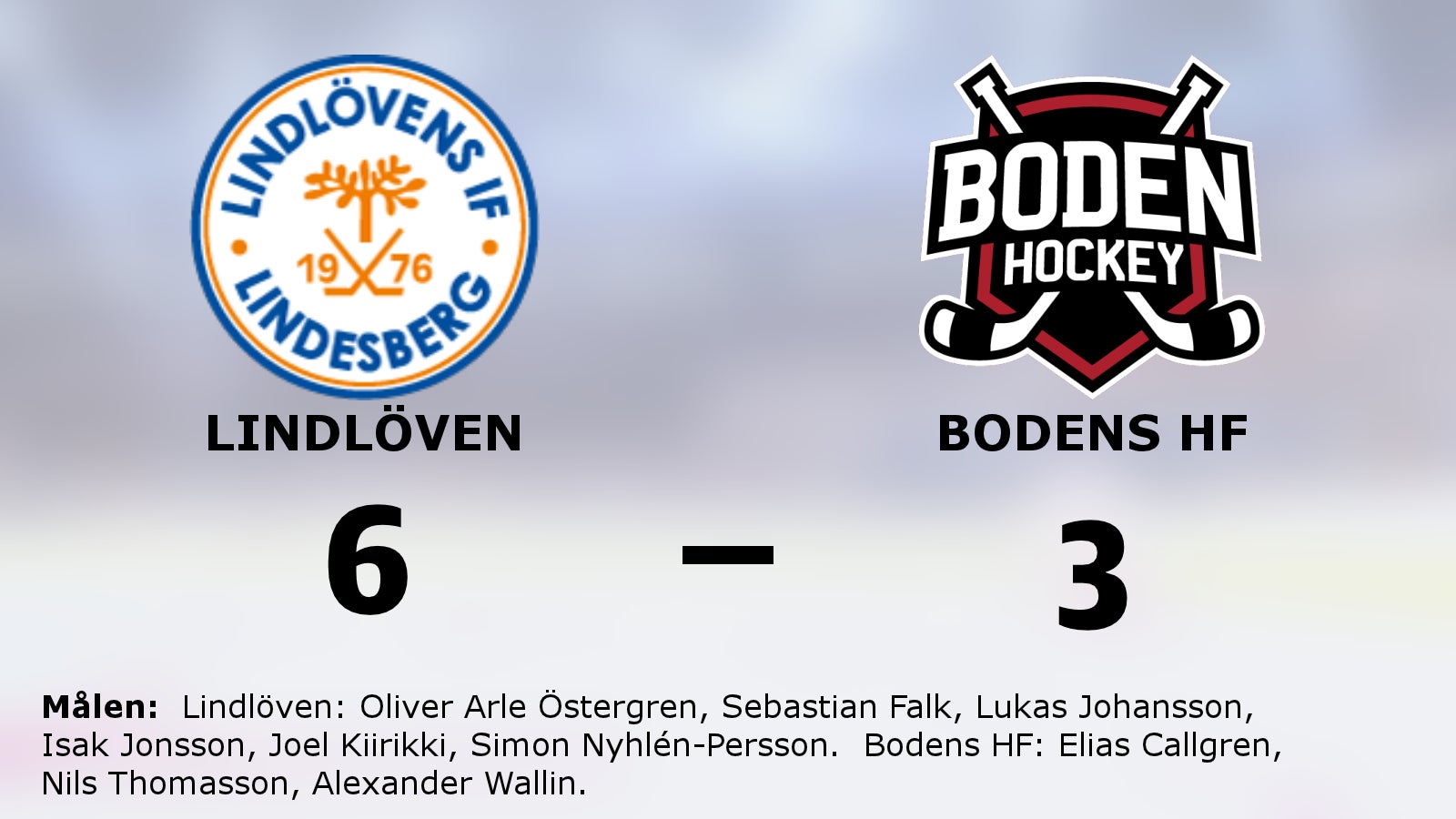 Lindlöven vann och räddade matchboll