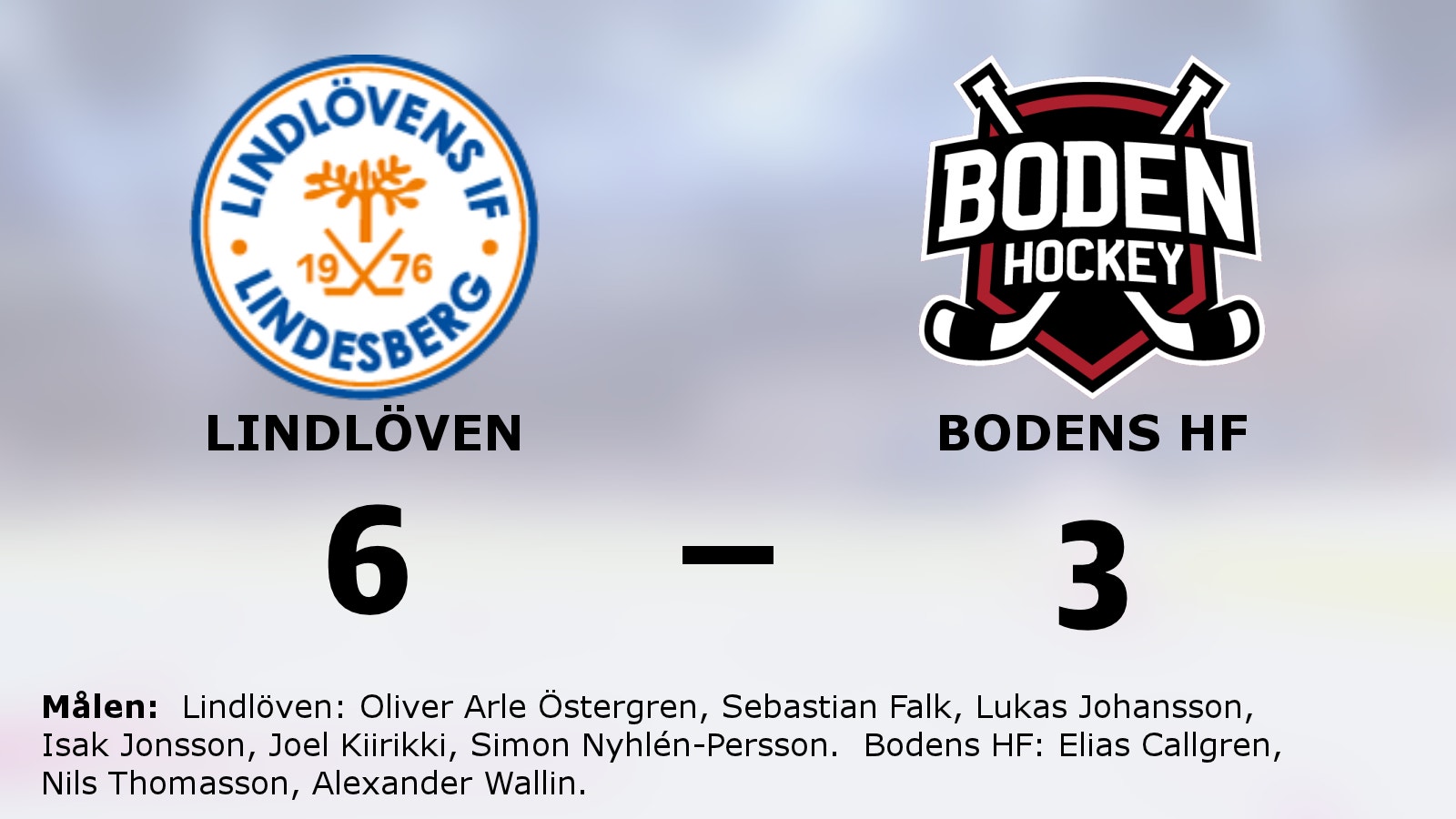 Lindlöven vann och räddade matchboll