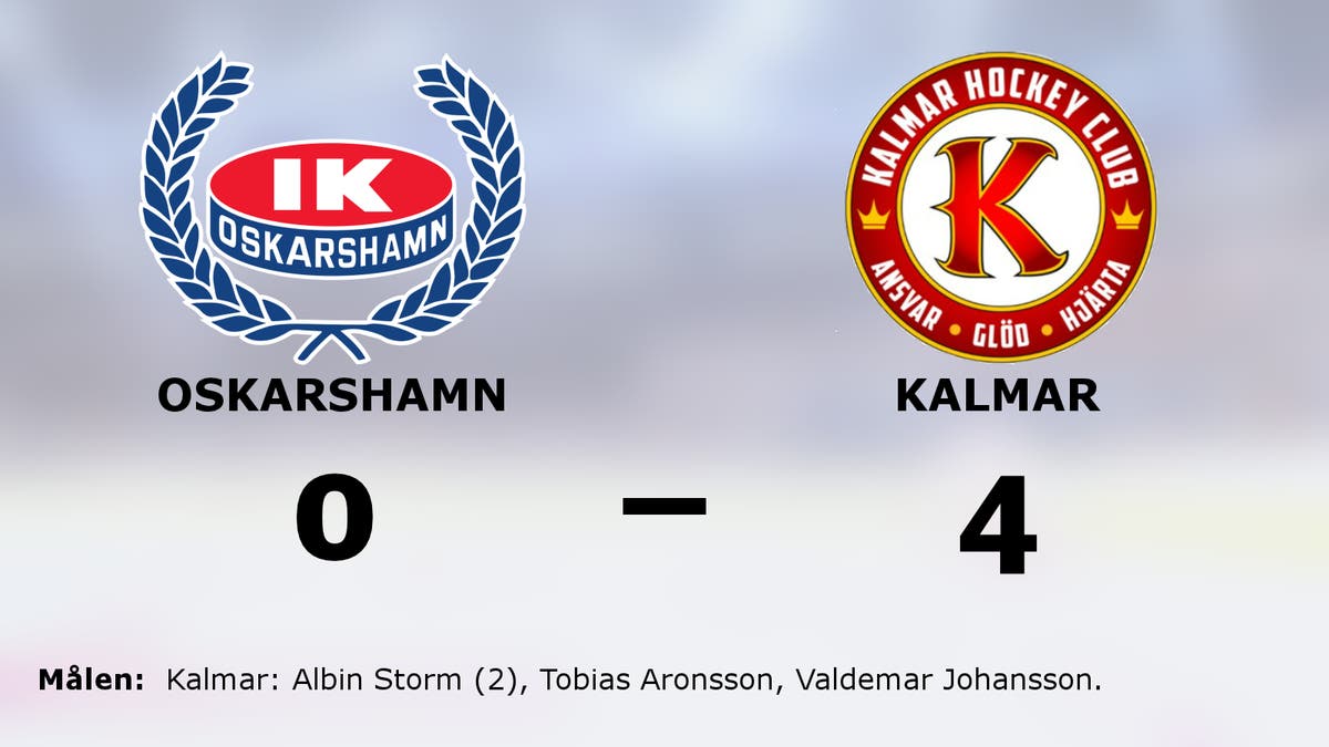 Stabil seger för Kalmar – höll nollan mot Oskarshamn