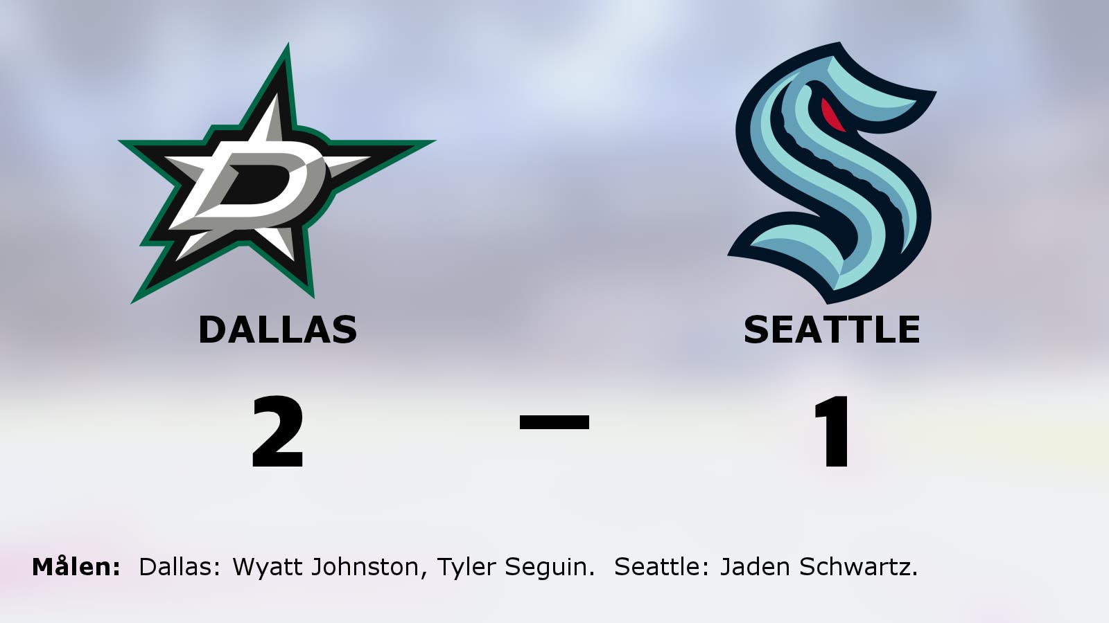 Stark seger för Dallas i toppmatchen mot Seattle