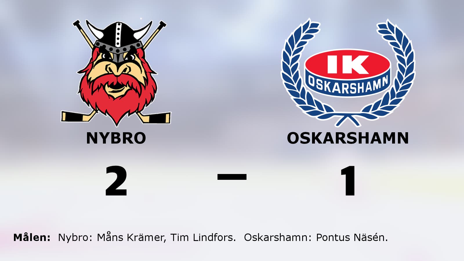 Nybro avgjorde i tredje perioden – vann mot Oskarshamn
