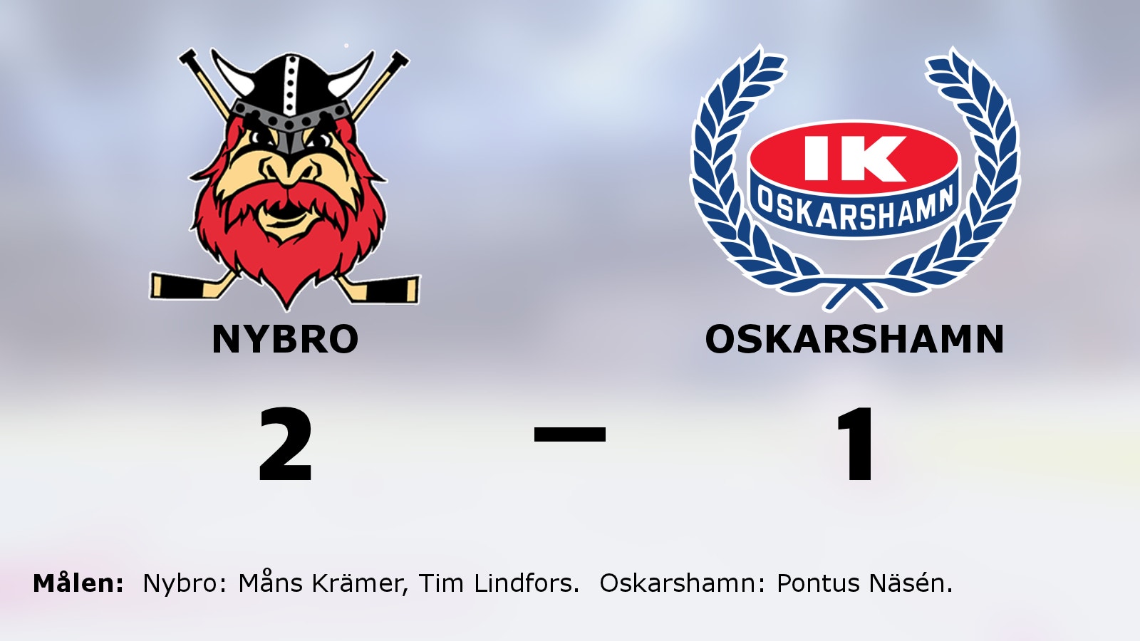 Nybro avgjorde i tredje perioden – vann mot Oskarshamn