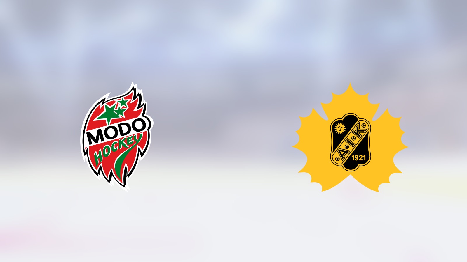 Hemmamatch för Modo Hockey som möter Skellefteå AIK i dag