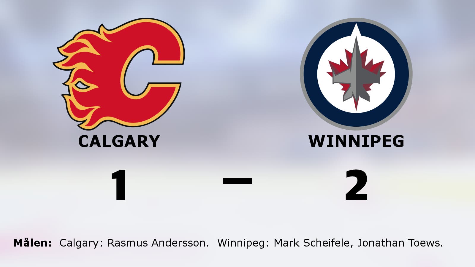 Femte raka för Winnipeg efter seger mot Calgary