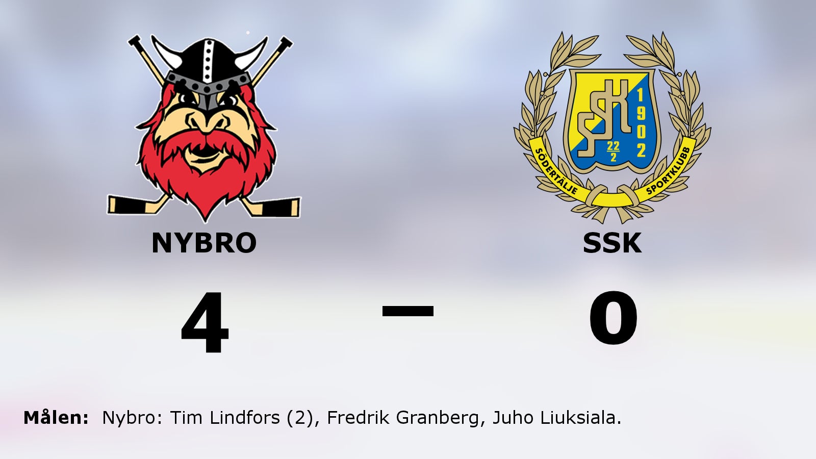 Stabil seger för Nybro som höll nollan mot SSK