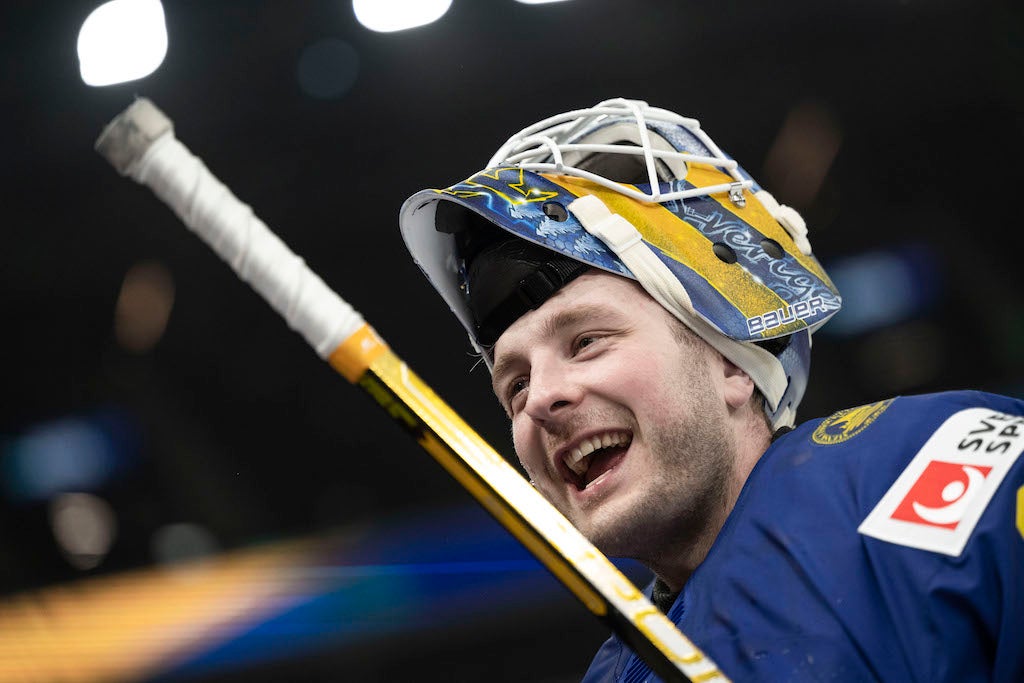 (23786) Linus Ullmark/Tre Kronor VM 2022