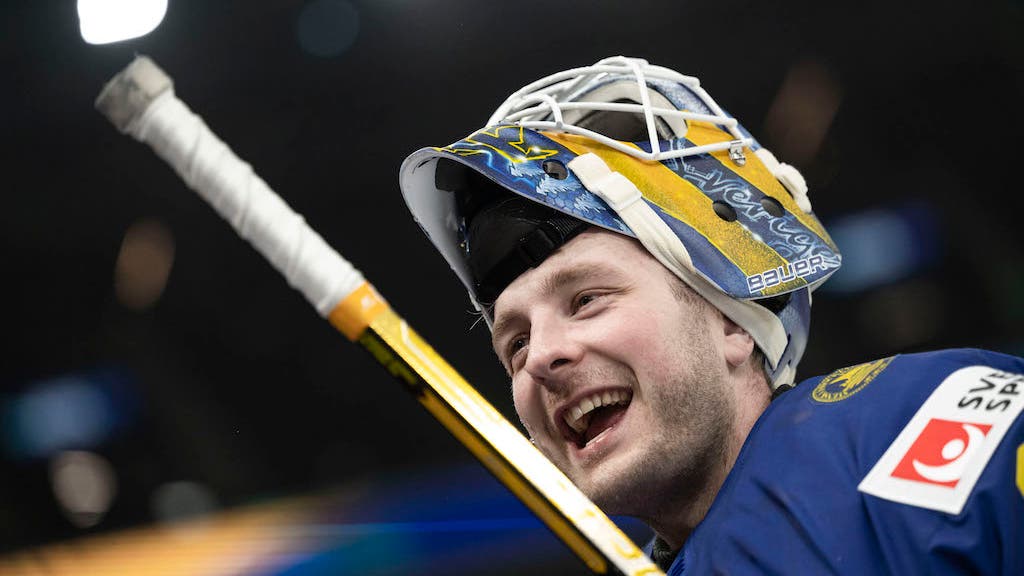 (23786) Linus Ullmark/Tre Kronor VM 2022