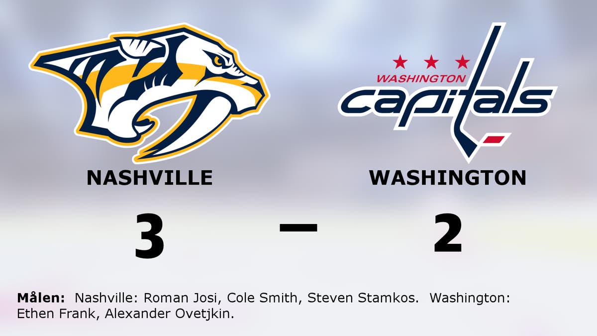 Smith och Josi bakom Nashvilles avgörande mot Washington