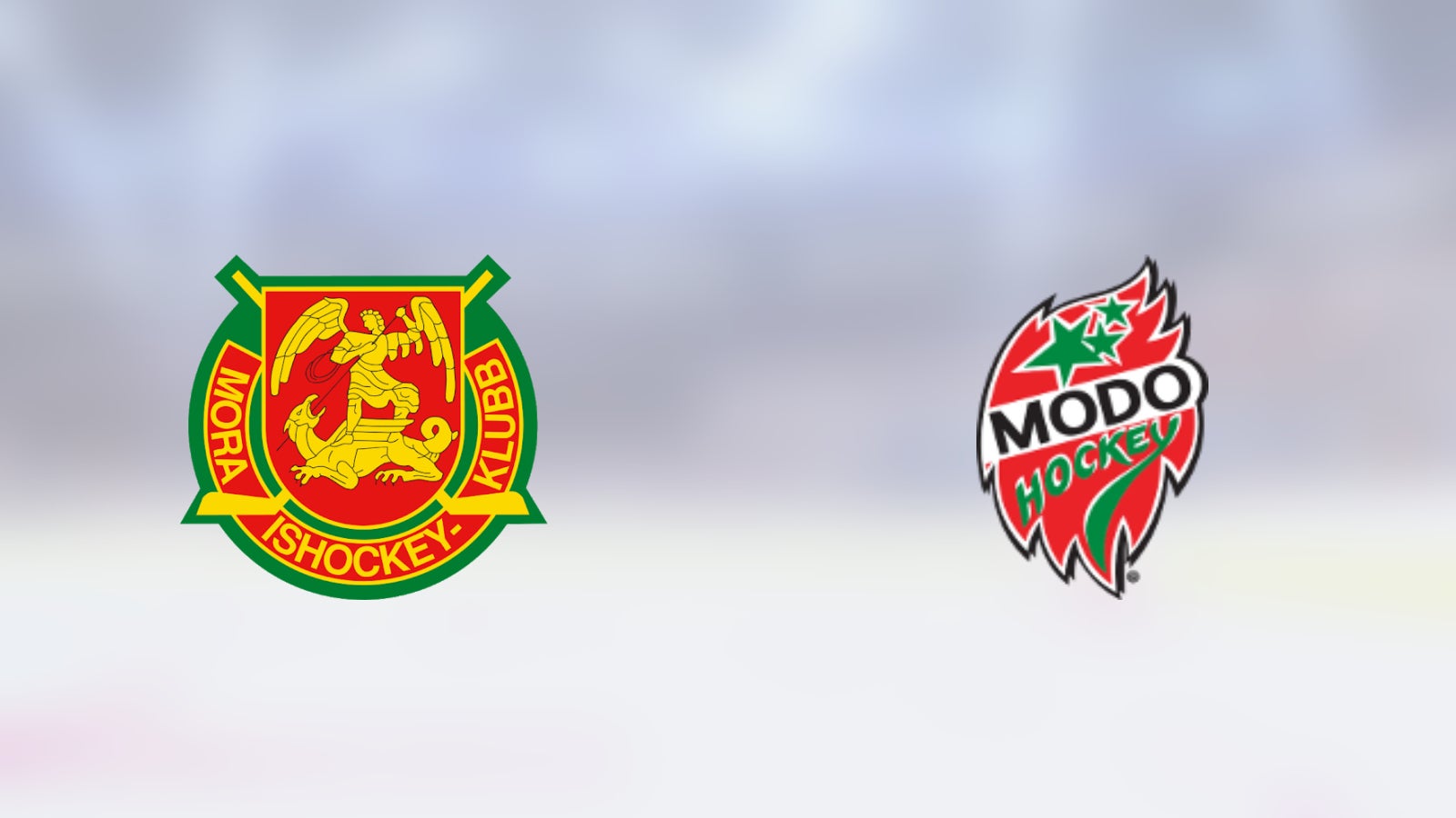 Mora mot Modo Hockey U20 i Smidjegrav Arena i dag