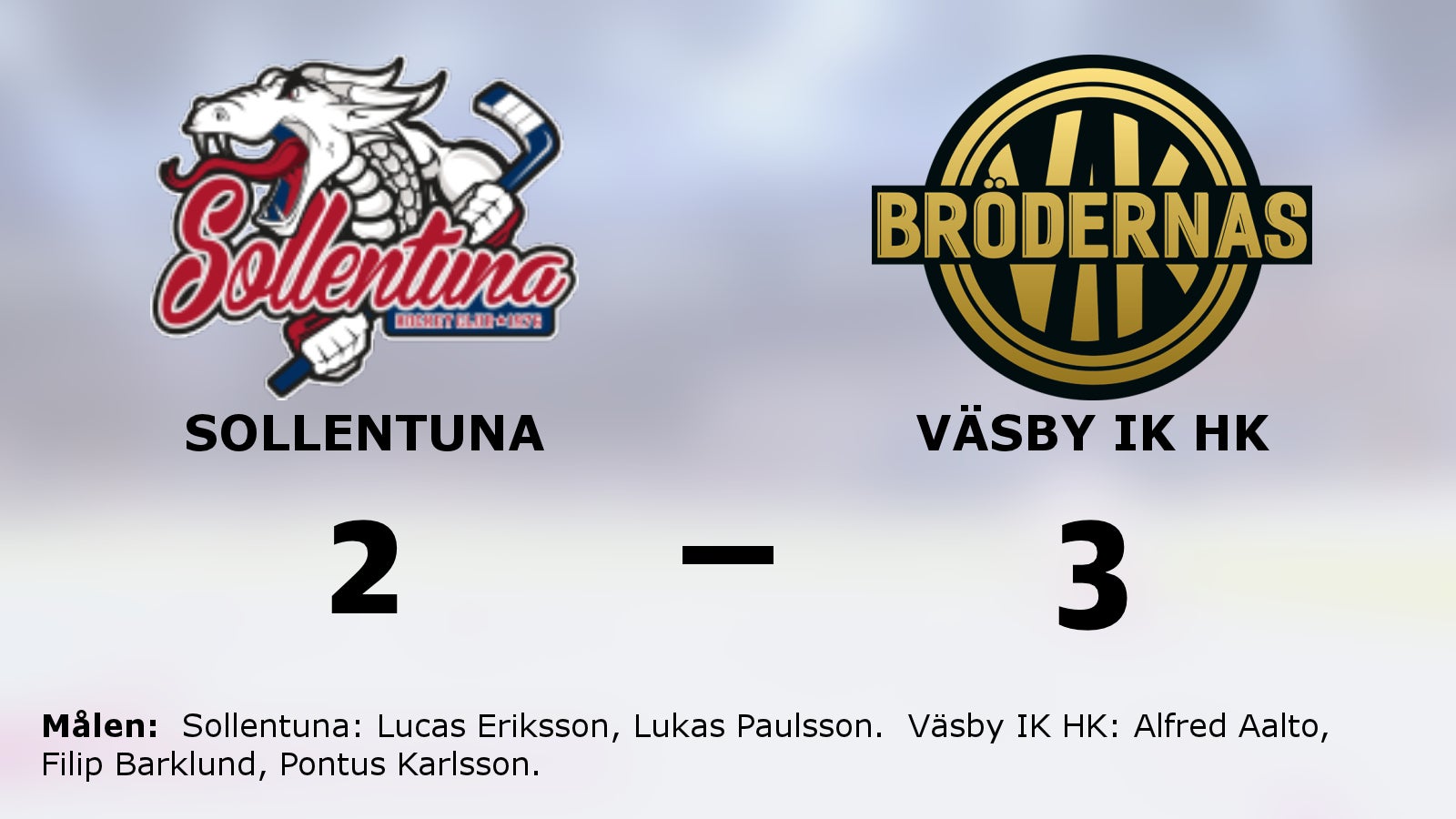 Väsby IK HK:s fina svit mot Sollentuna fortsätter