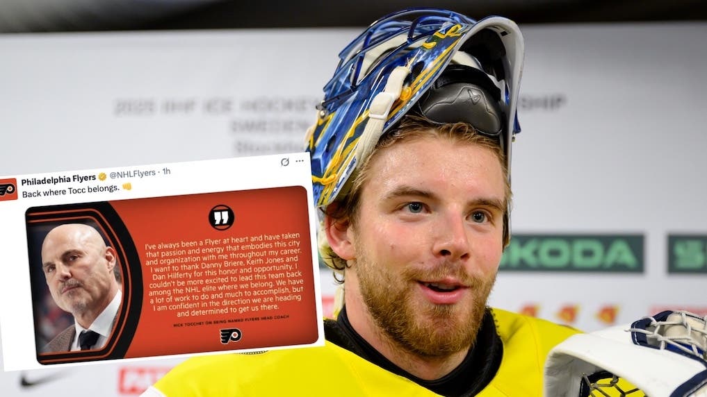Foto: Bildbyrån / skärmdump Philadelphia Flyers på X