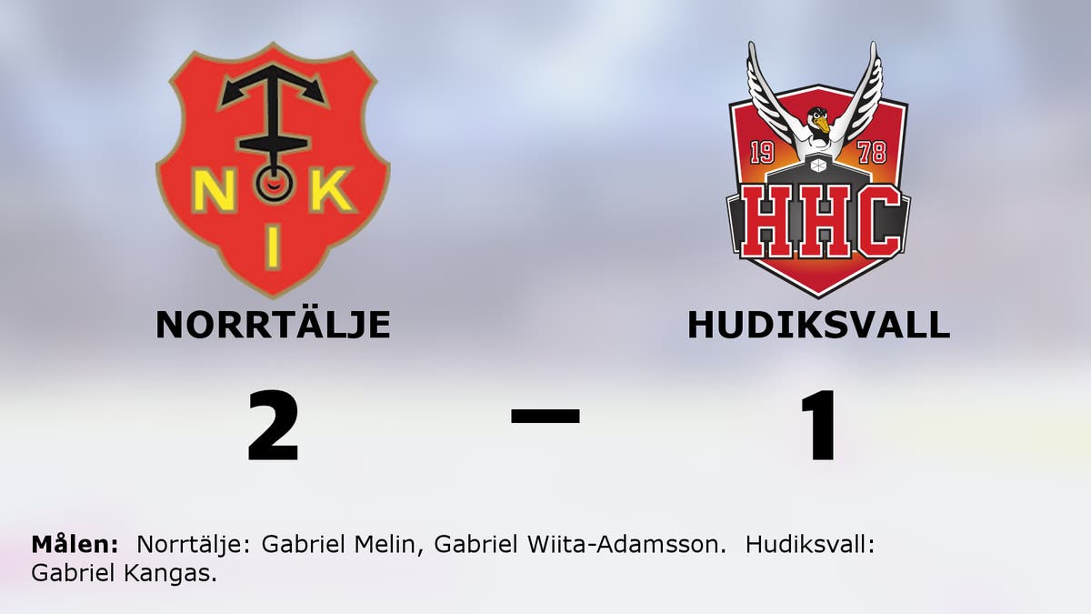 Melin och Wiita-Adamsson avgjorde när Norrtälje slog Hudiksvall