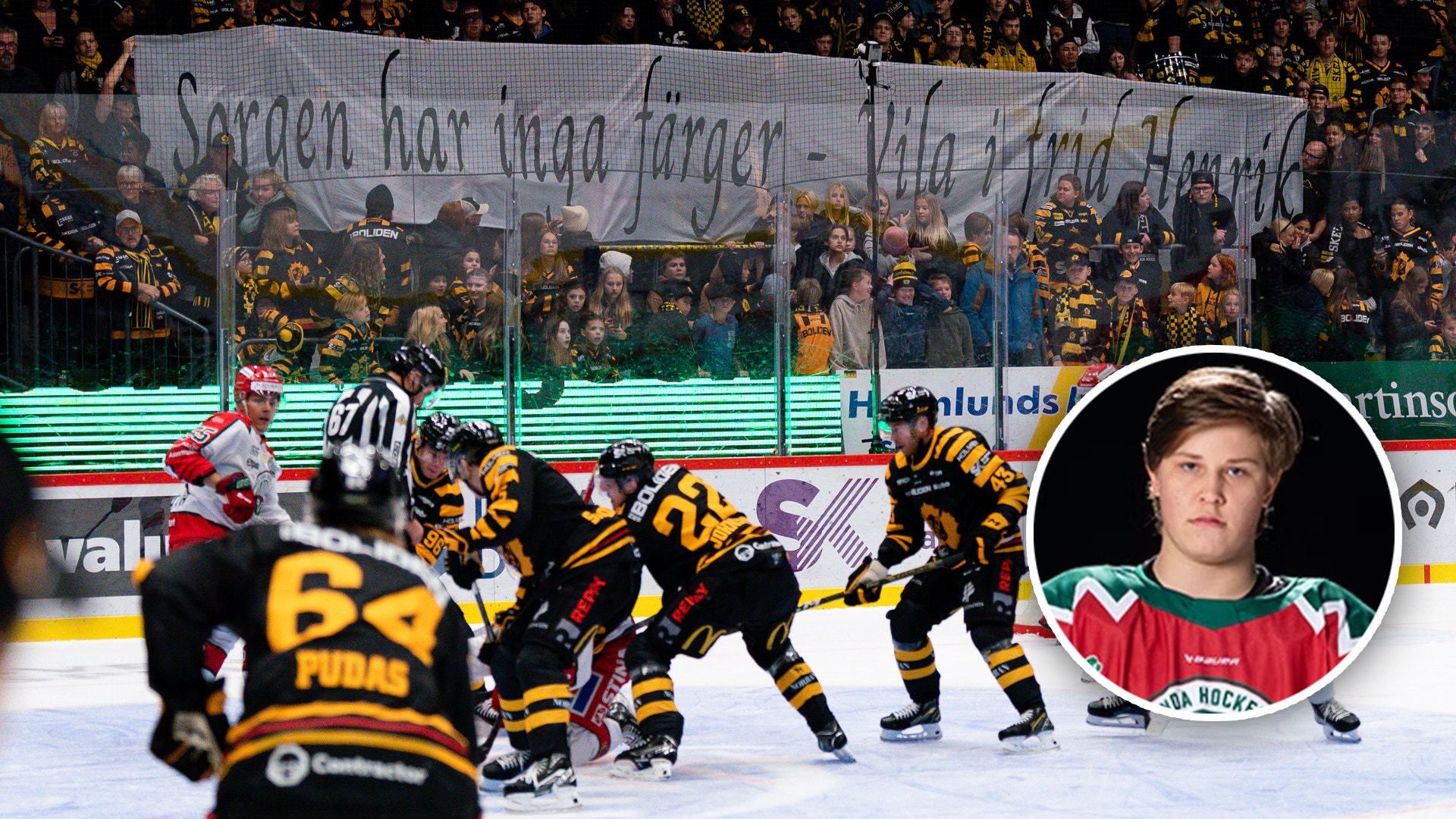 Bildbyrån/Skärmdump Frölunda HC (montage)