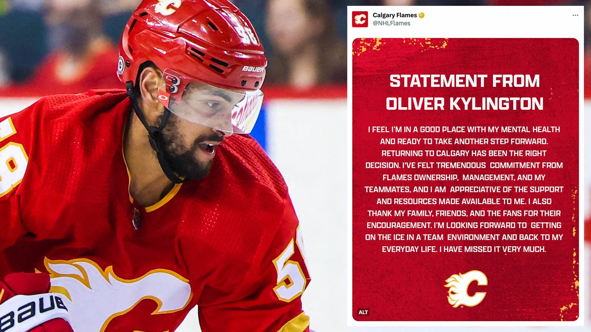(31207) Oliver Kylington + tweet