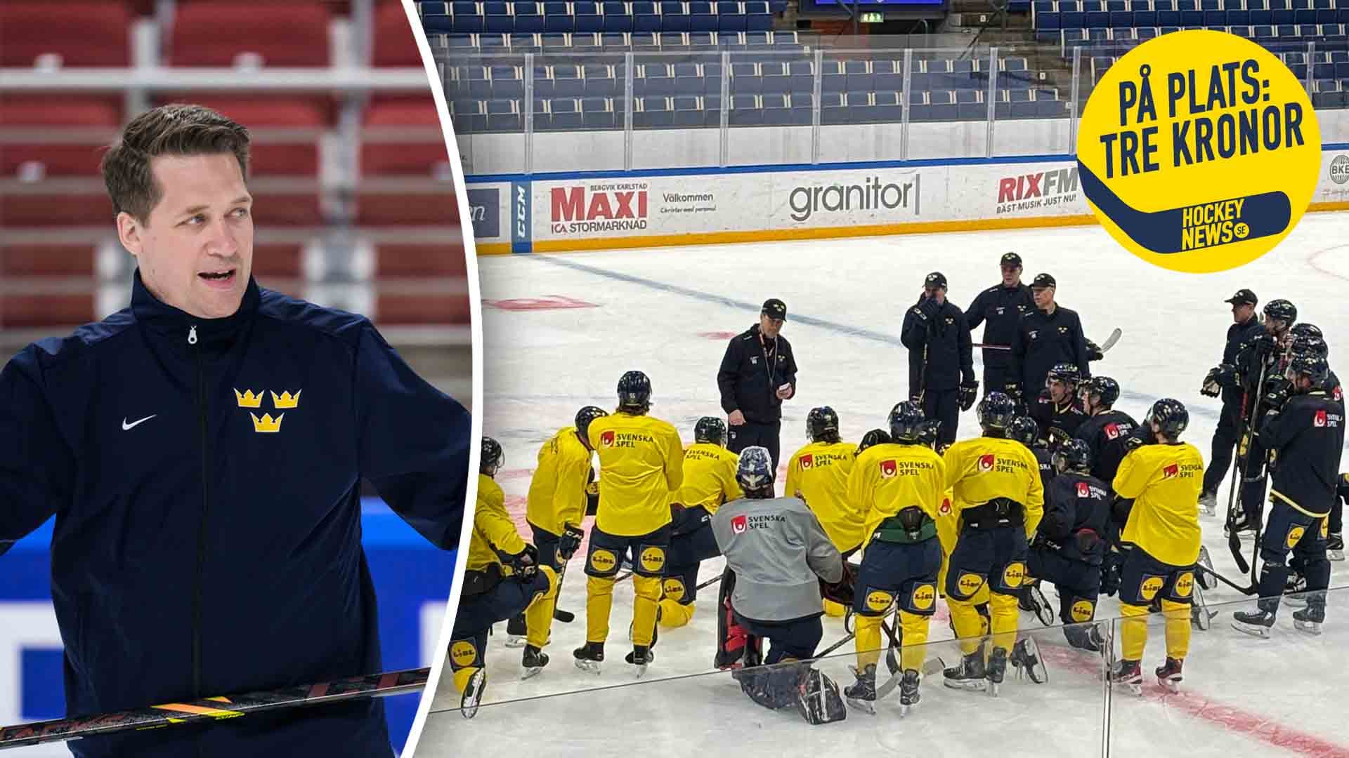 (31950) Sam Hallam, Tre Kronor träning