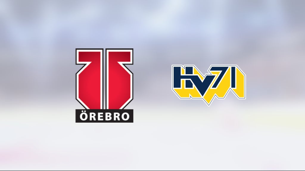 Målfest när Örebro Hockey U20 krossade HV 71 på hemmaplan