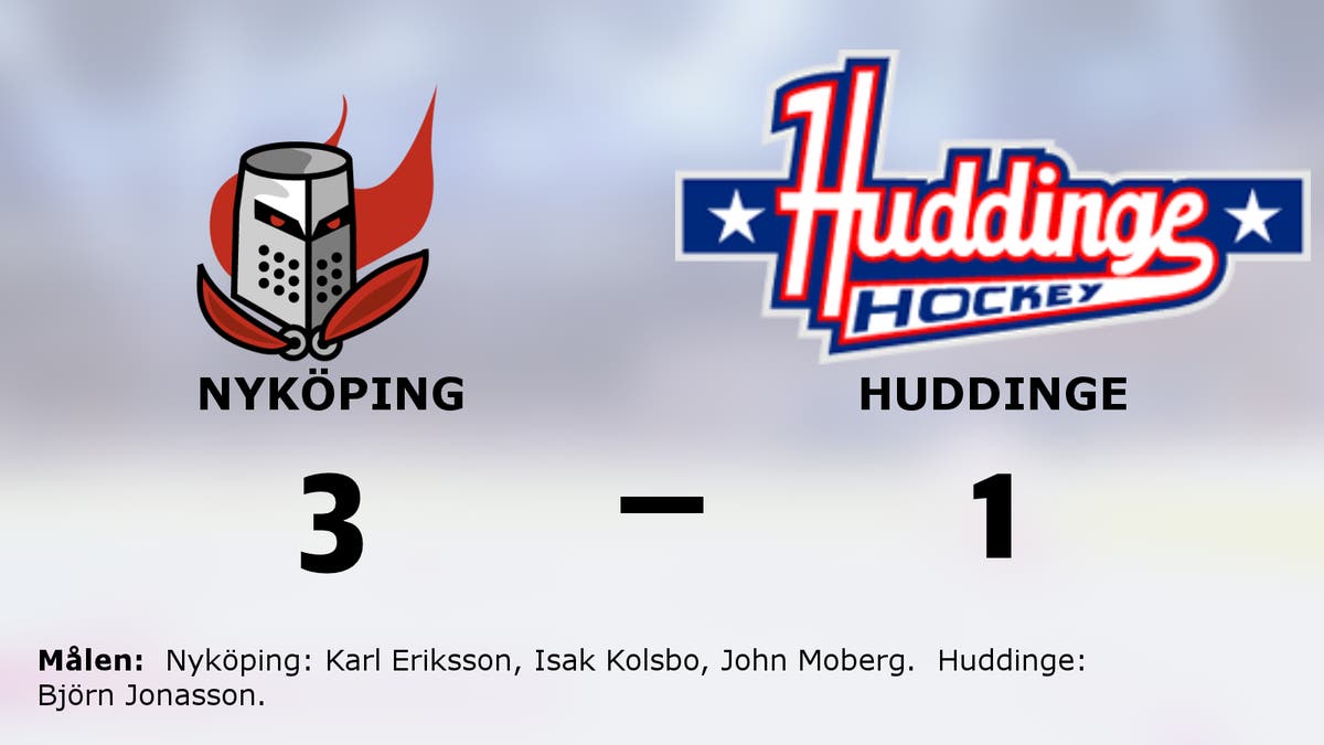 Nyköping bröt förlustsviten – vann mot Huddinge