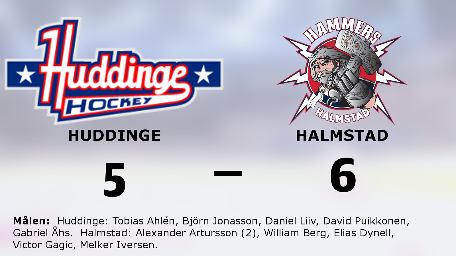 Svårstoppade Halmstad fortsätter vinna – 6–5 mot Huddinge