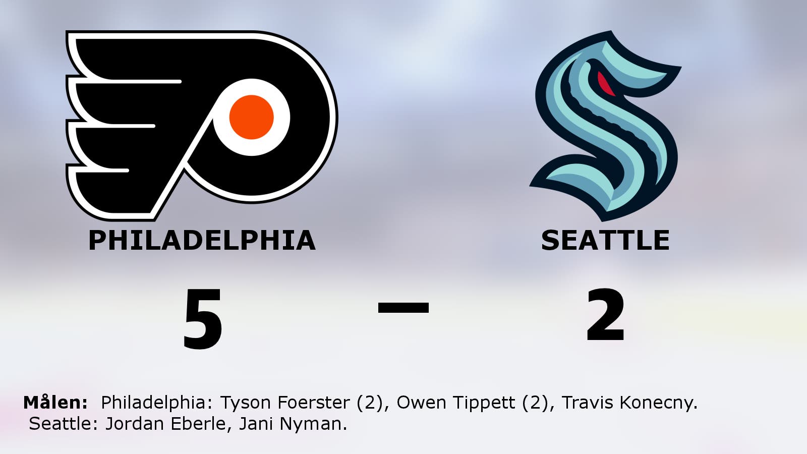 Philadelphia vann hemma mot Seattle