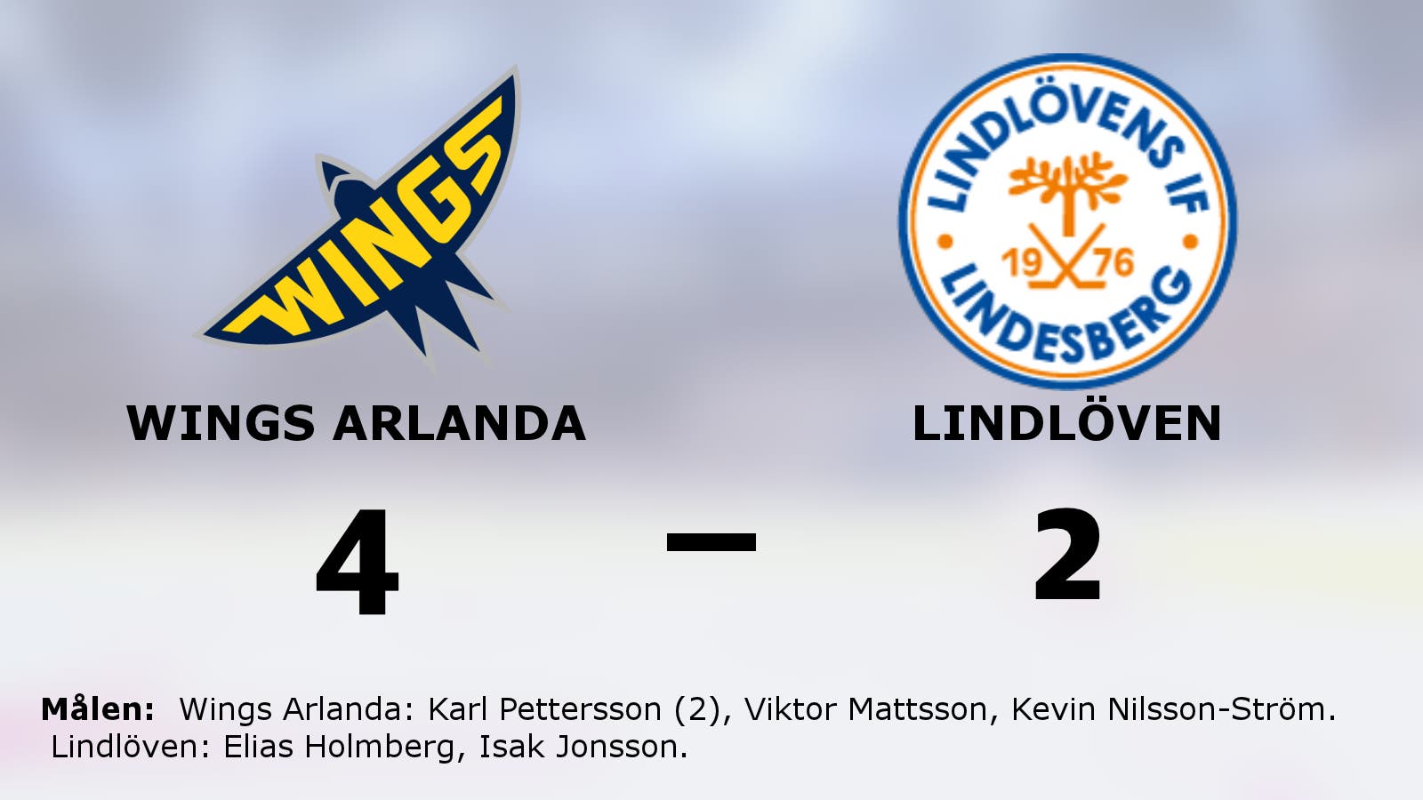 Seger för Wings Arlanda – steg åt rätt håll mot Lindlöven