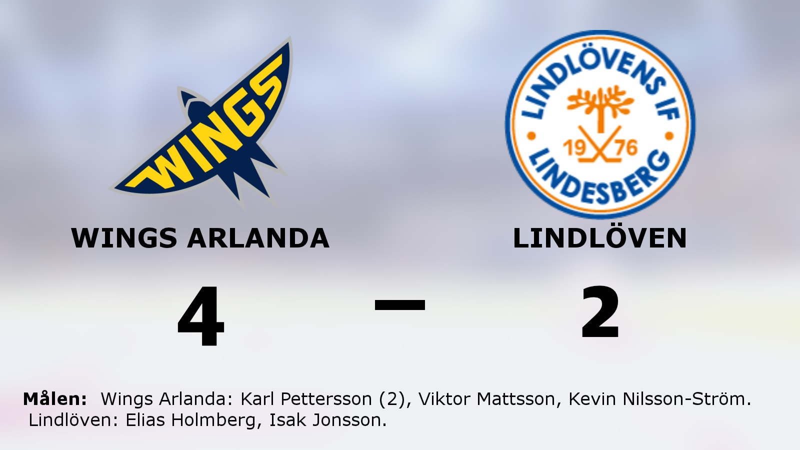 Seger för Wings Arlanda – steg åt rätt håll mot Lindlöven