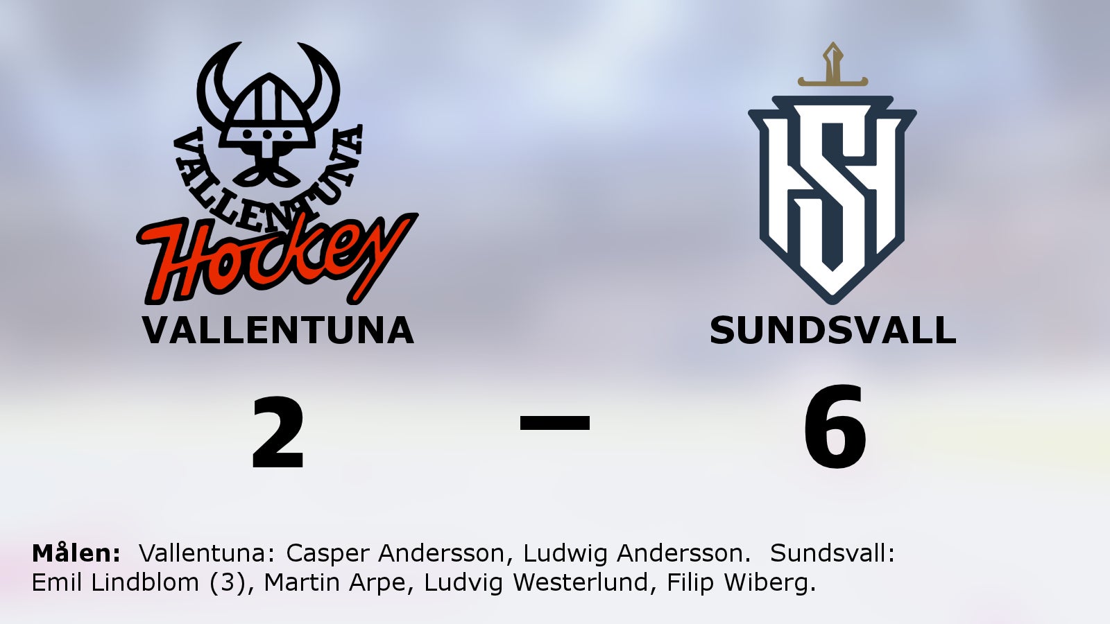 Segersviten fortsätter för Sundsvall efter vinst mot Vallentuna