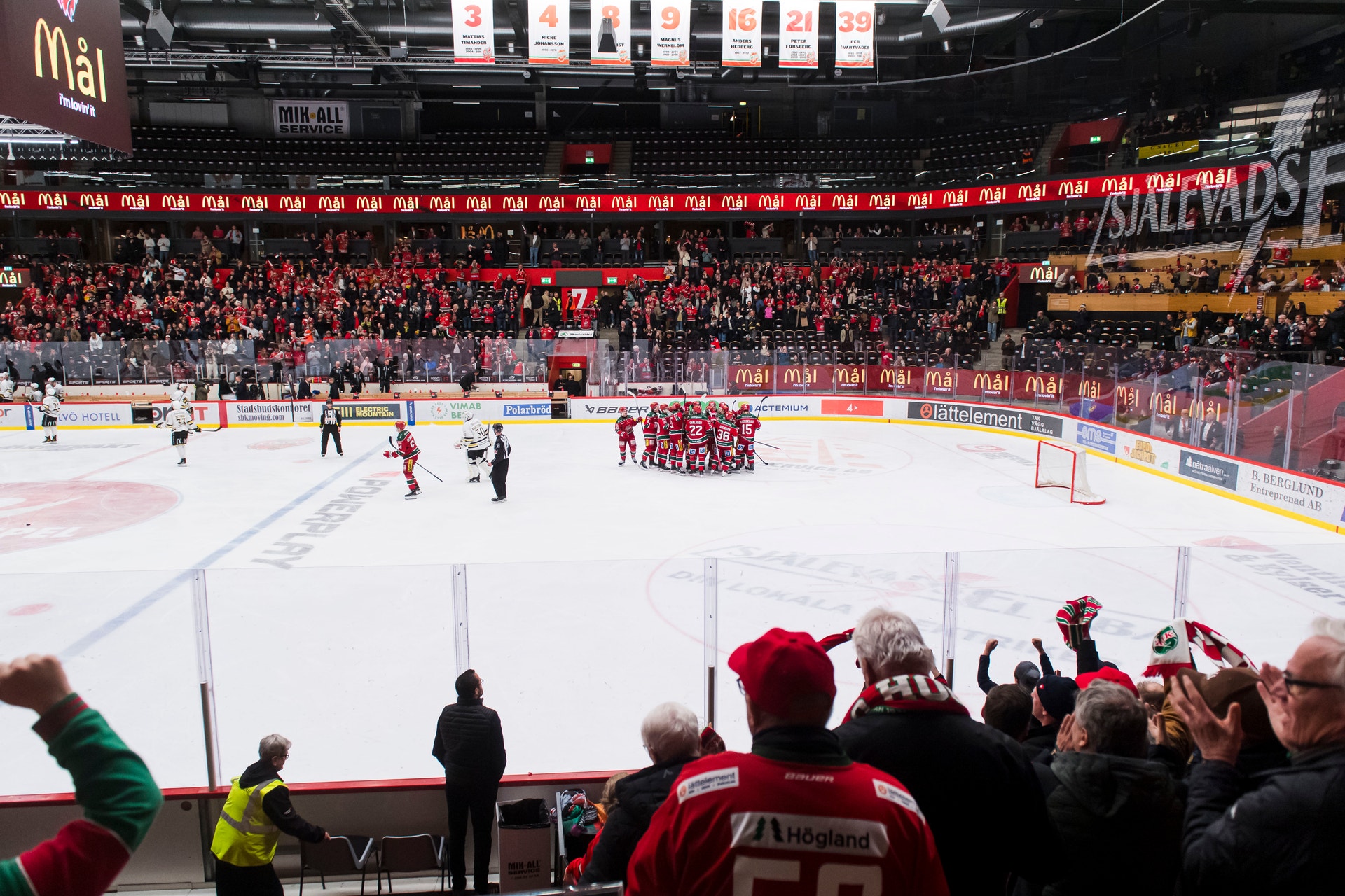 modo hockey Hägglunds arena publik