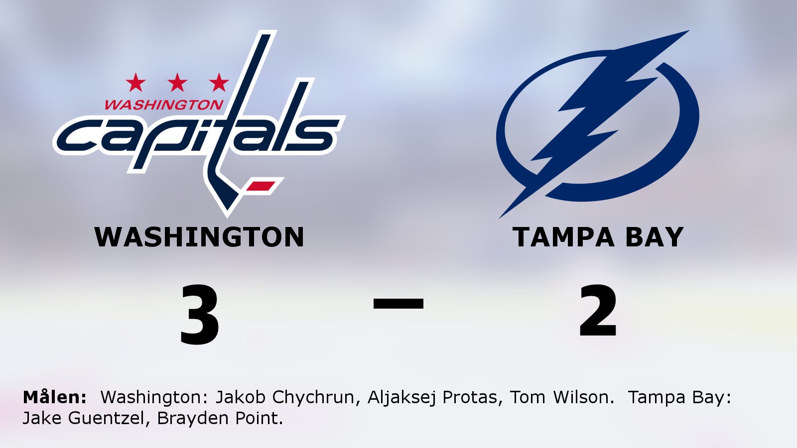 Washington avgjorde i förlängningen mot Tampa Bay