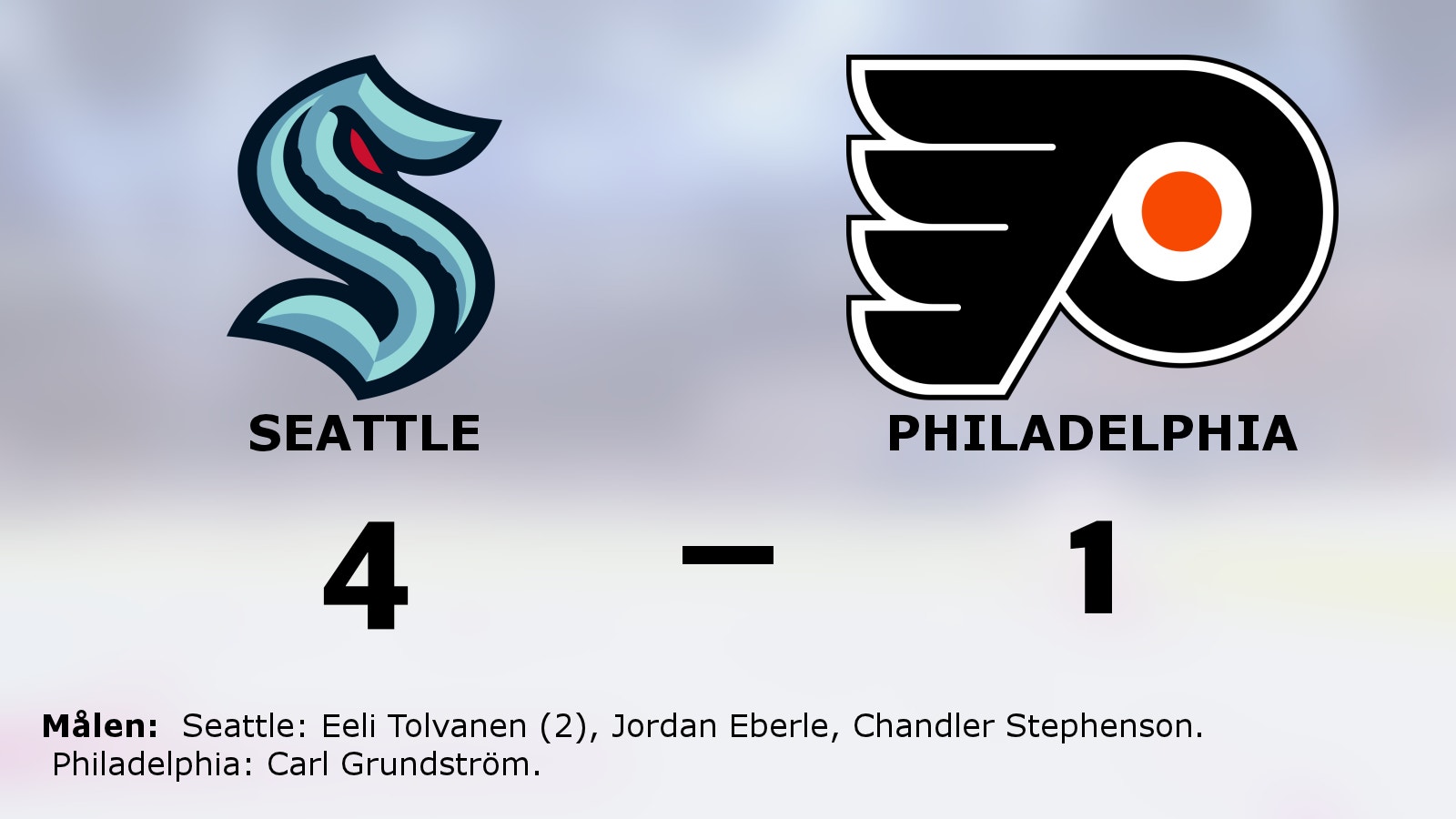 Seattle fortsätter vinna – 4–1 mot Philadelphia