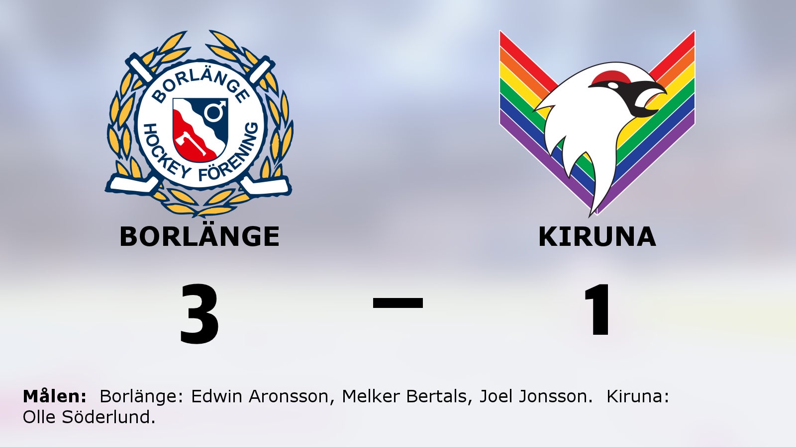 Väntad seger för Borlänge som förlänger vinstsviten