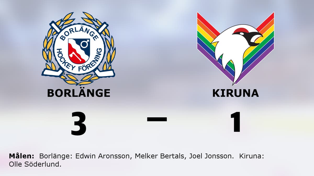Väntad seger för Borlänge som förlänger vinstsviten