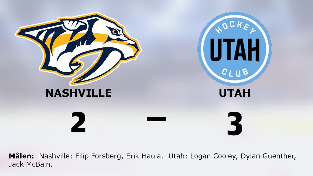 Seger i förlängningen för Utah mot Nashville