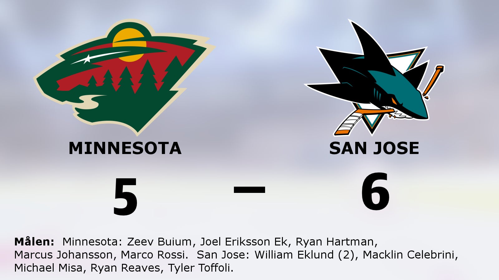 San Jose vann efter förlängning mot Minnesota