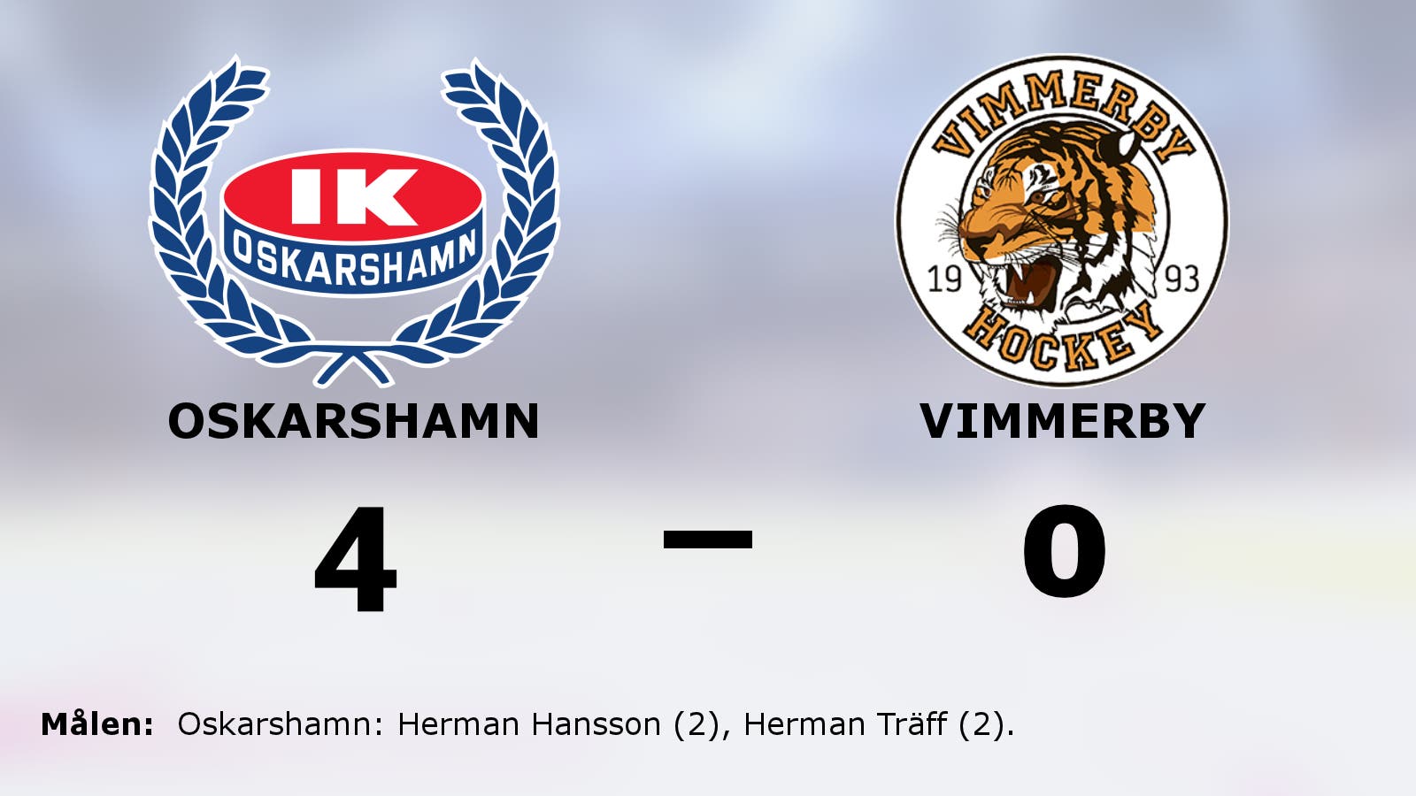 Oskarshamn nollade Vimmerby – vann på hemmaplan