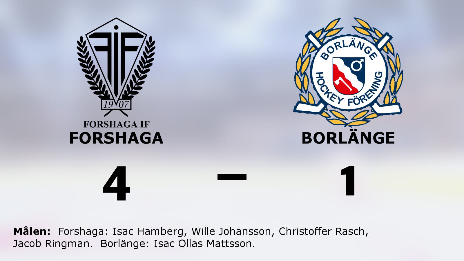 Ny seger för Forshaga mot drömmotståndet