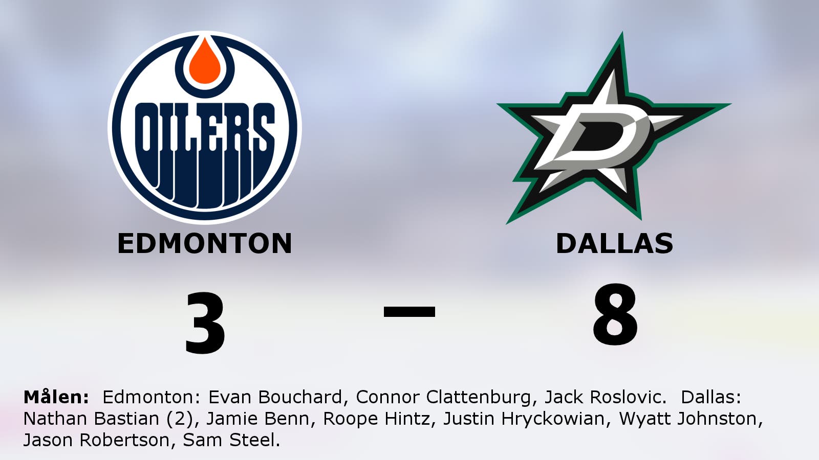 Edmonton en lätt match för Dallas