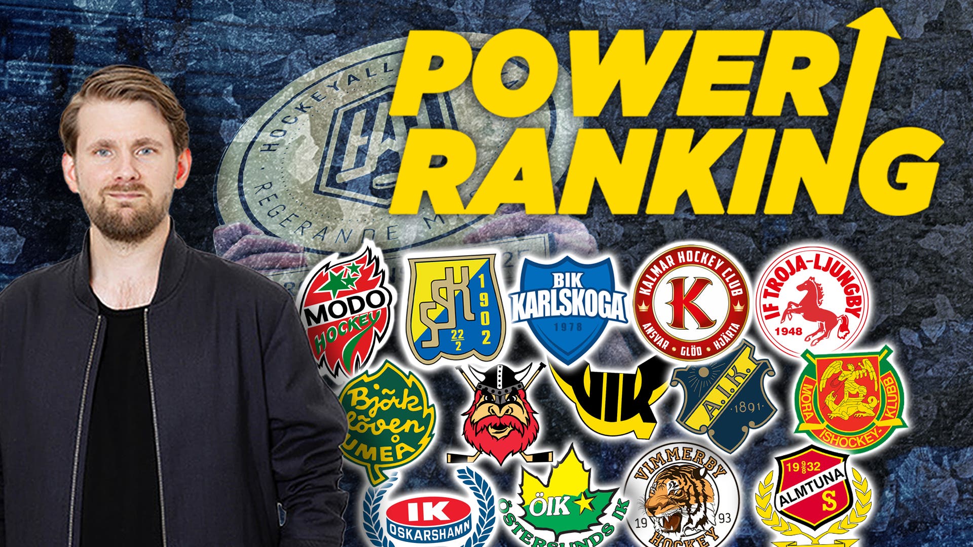 Rank HA Power ranking Hockeyallsvenskan Hanson