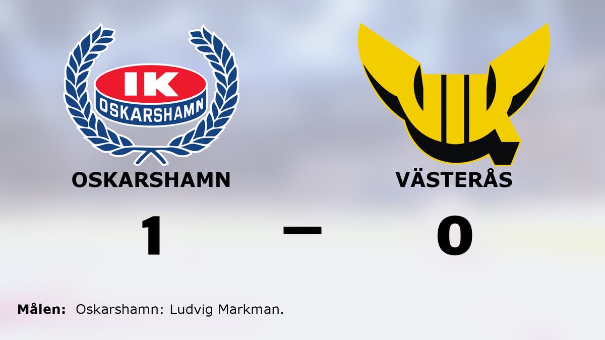 Oskarshamns Ludvig Markman matchhjälte mot Västerås